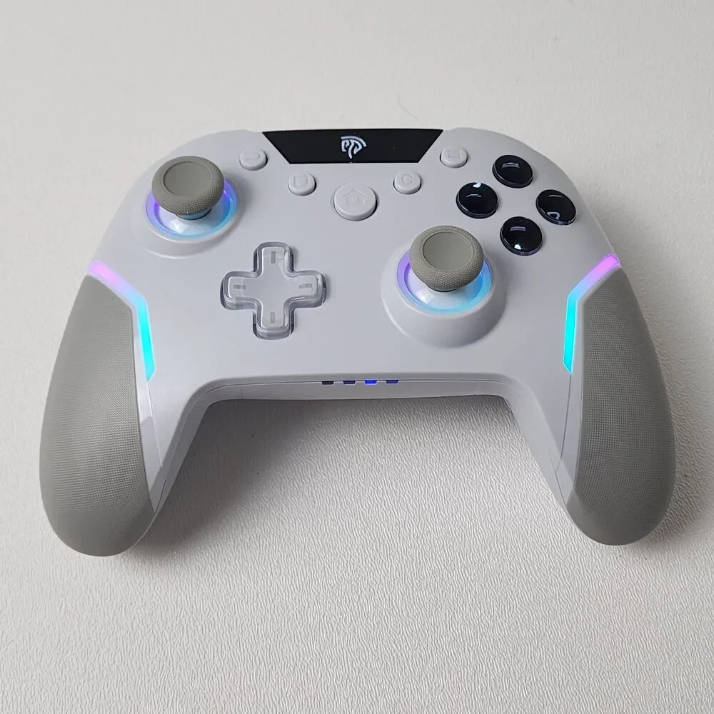 EasySMX X20 Wireless Gaming Controller RGB Hall Effect PC Switch Android White